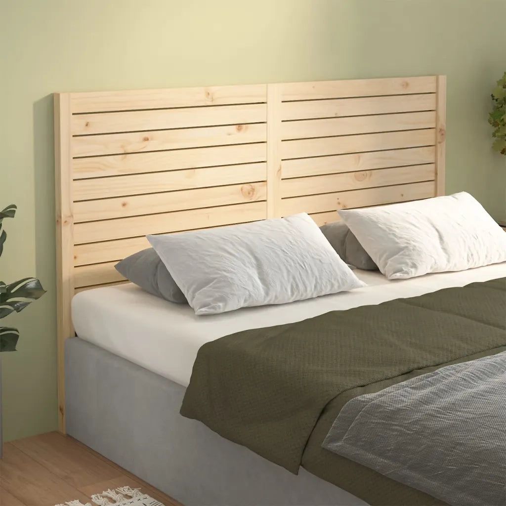 Testiera per Letto 141x4x100 cm in Legno Massello di Pino cod mxl 58808