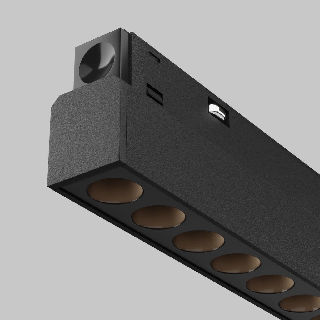 Maytoni Lampada Da Binario Exility Points 1 Luce LED Integrato Nero Alluminio