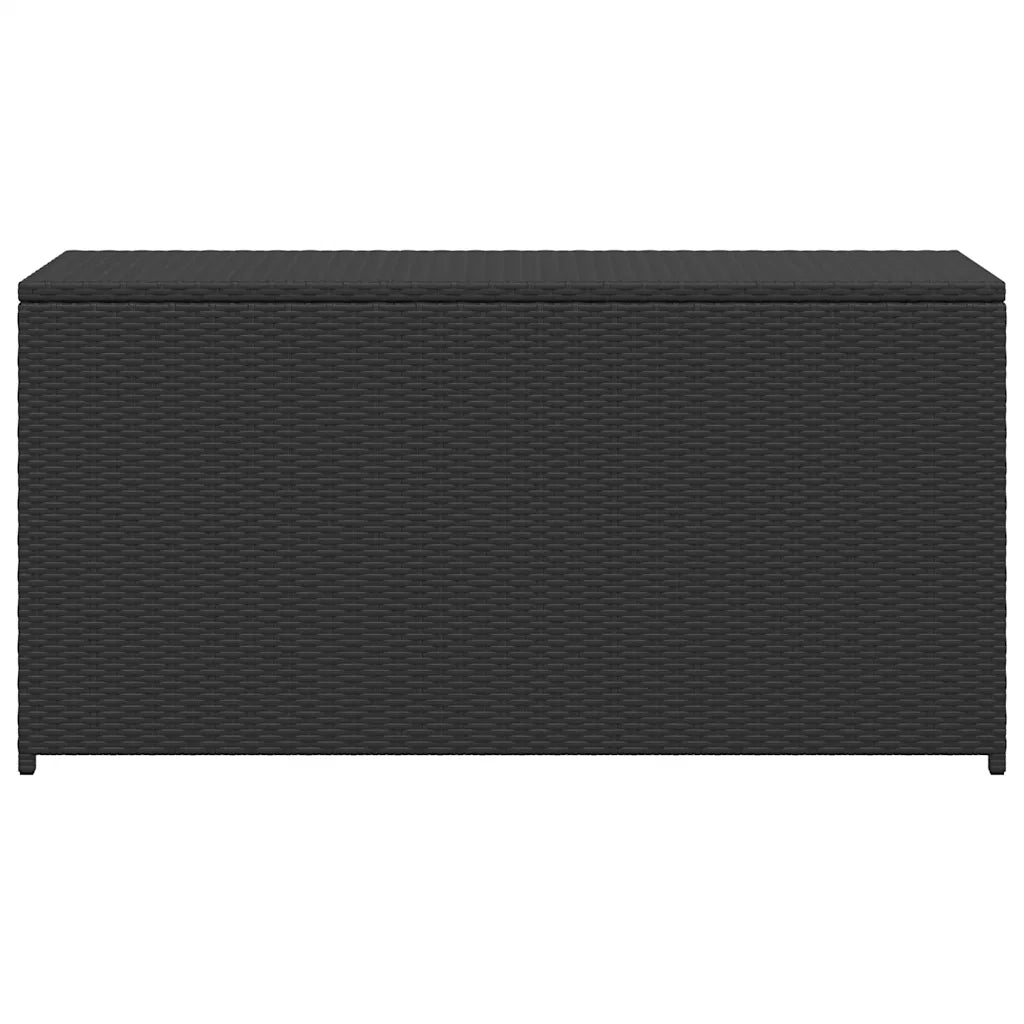 Baule da Giardino Nero 120x50x60 cm in Polyrattan CFW1906301