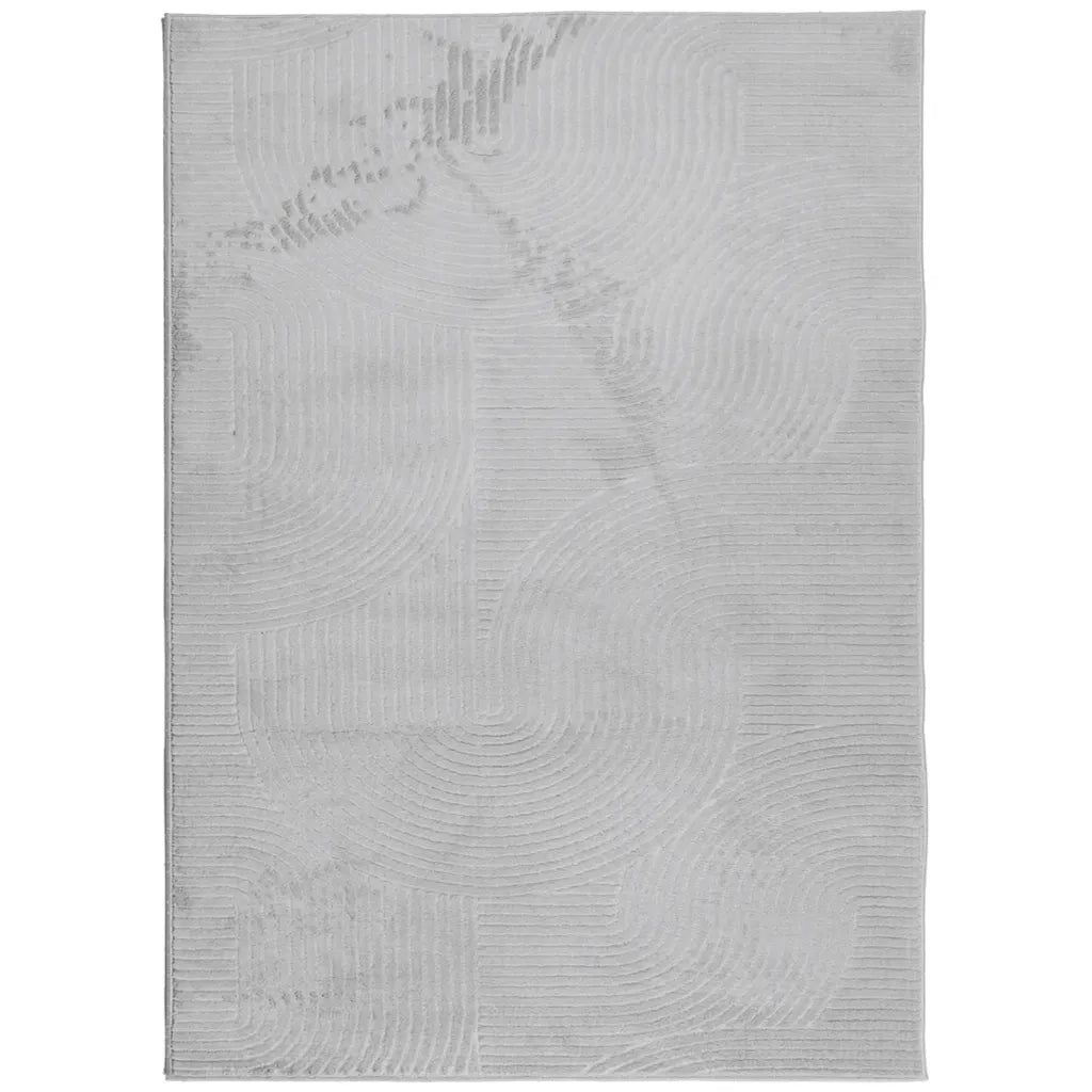 Tappeto IZA a Pelo Corto Aspetto Scandinavo Grigio 240x340 cmcod mxl 111461