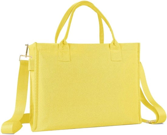 Borsa a Tote in Canapa, Grande Borsa da Donna con Cinturino a Spalla e Chiusura a Cordino