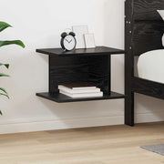 Comodino Rovere Nero 40 x 30 x 25 cm Legno ingegnerizzato 891170