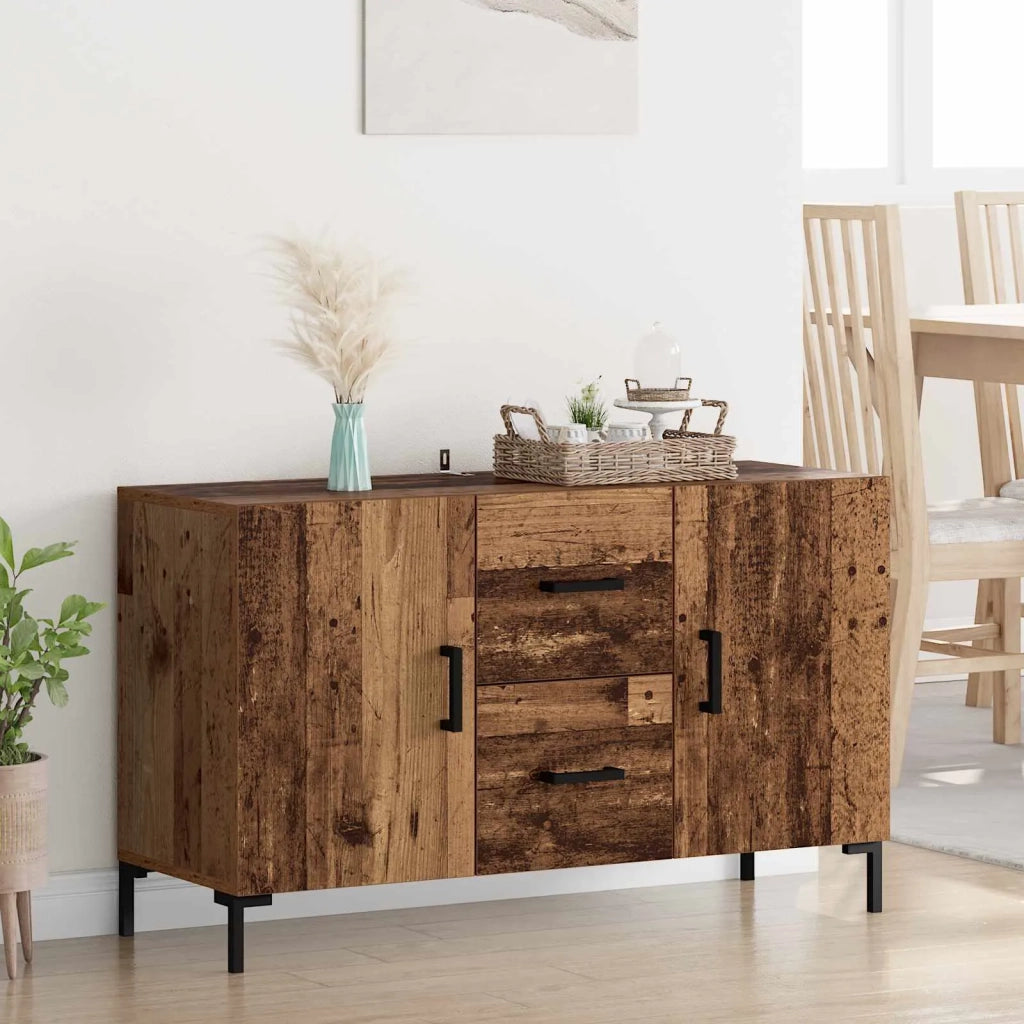 Credenza | Madia | Buffet da pranzo | Armadio da pranzo Legno vecchio 100 x 36 x 60 cm Legno multistrato