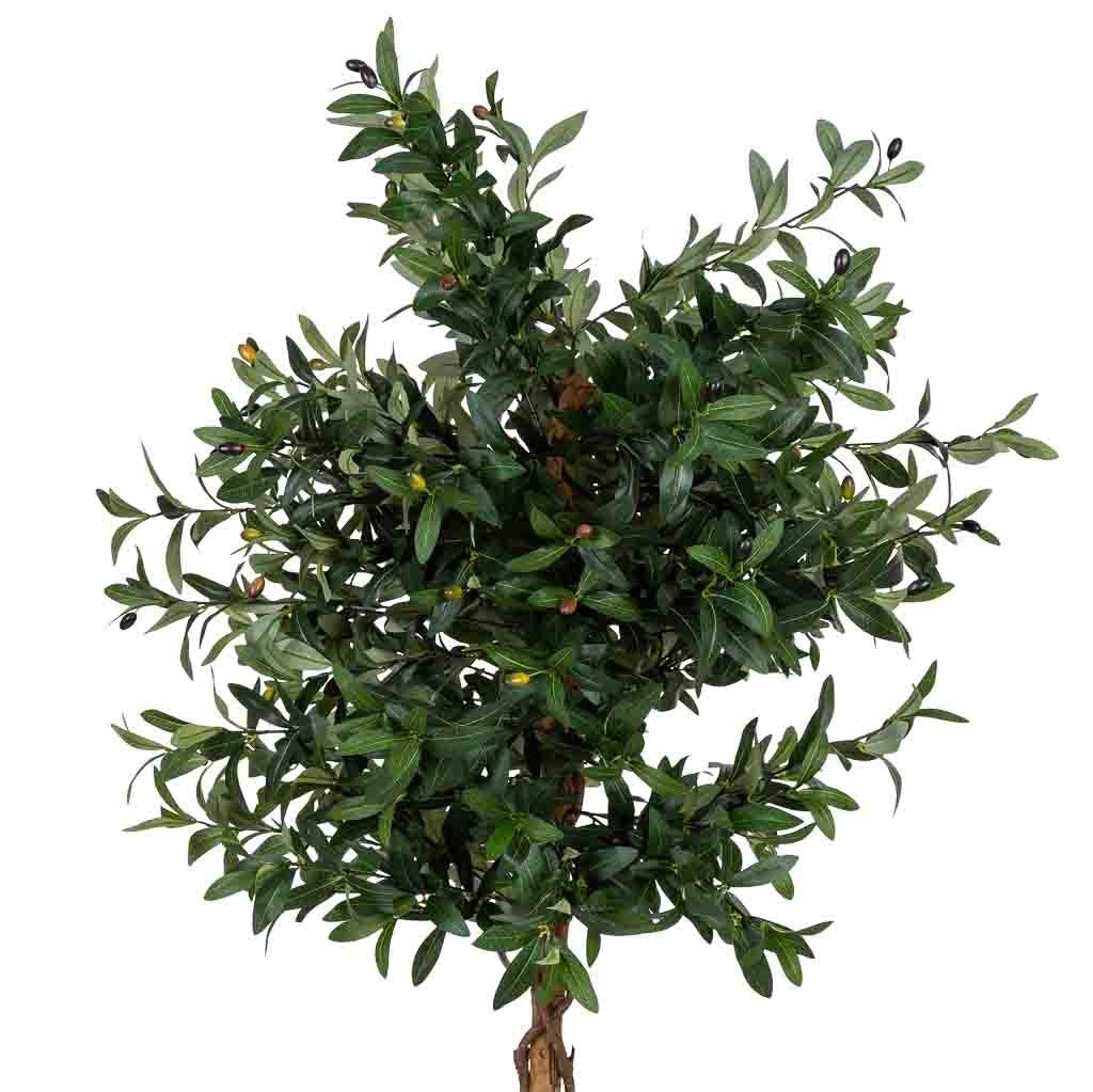 Olivo artificiale decorativo verde 1836 foglie verde 60x60x150