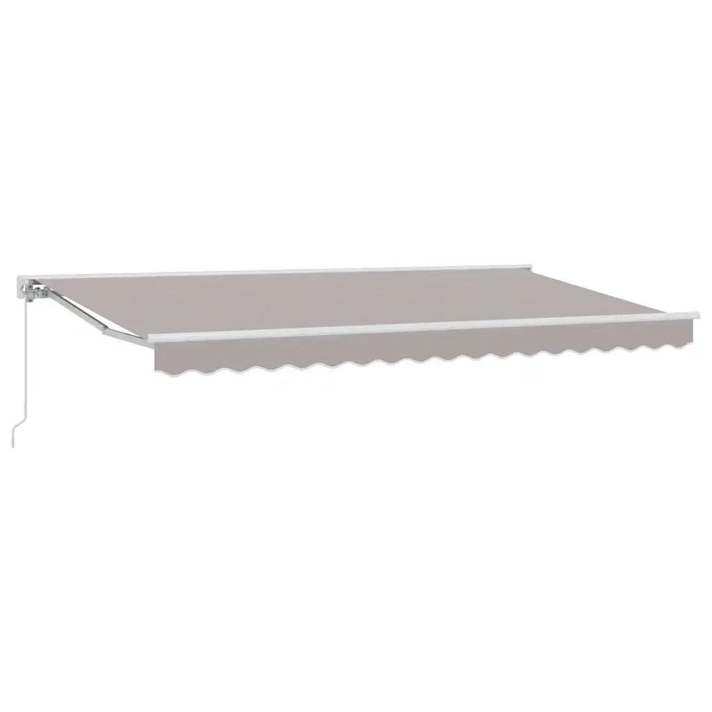 Tenda Retrattile Grigio chiaro 400x200 cm Tessuto 3329871