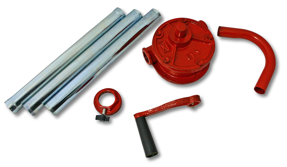 Pompa manuale per travaso gasolio 22l/min 5 m Pompa rotativa per fusti