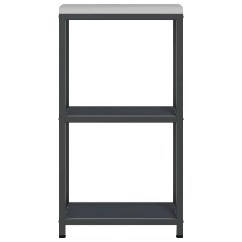 Stoccaggio in cucina Antracite 30 x 50 x 92 cm Acciaio 874977