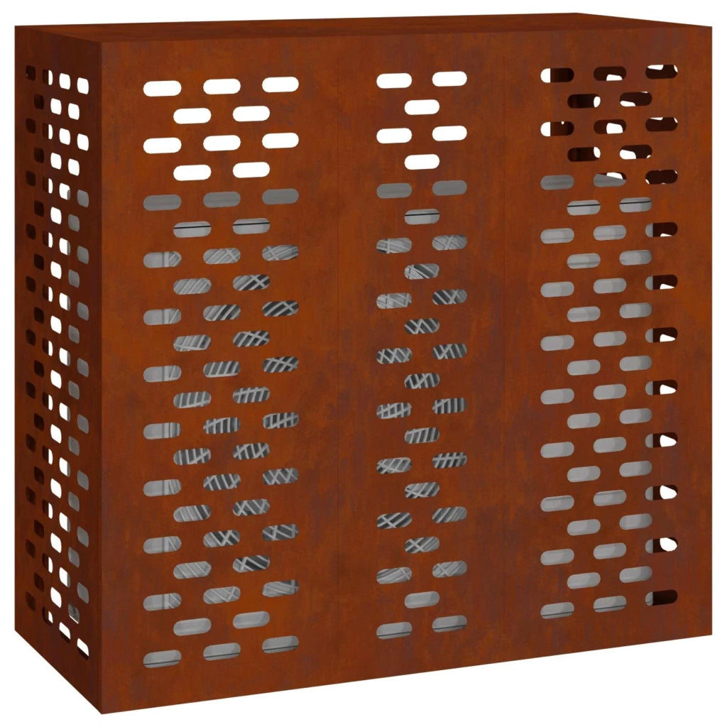 Copertura per condizionatore d'aria Ruggine 110 x 50 x 105 cm 865917