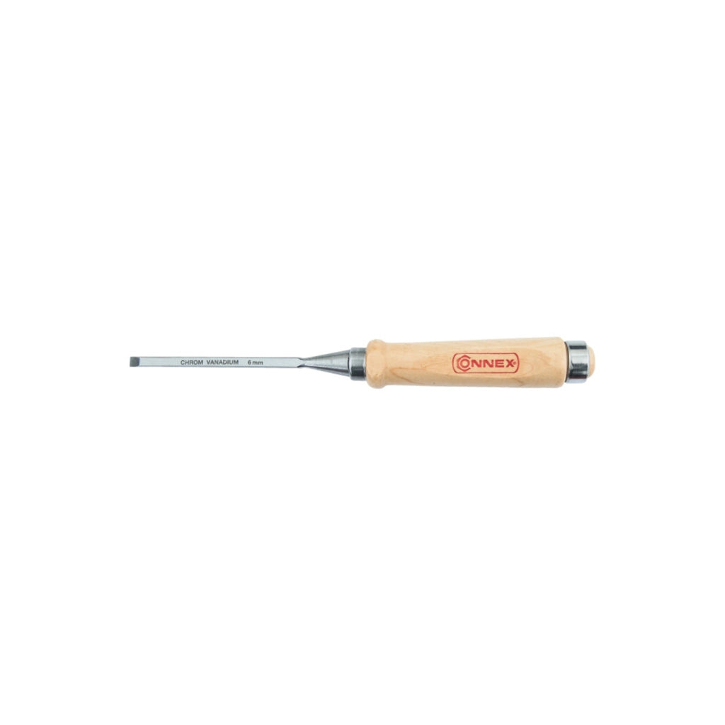 Scalpello Angoli Smussati Lama in Acciaio 8 - 30 mm Manico in Legno Masidef Formato: 20 mm