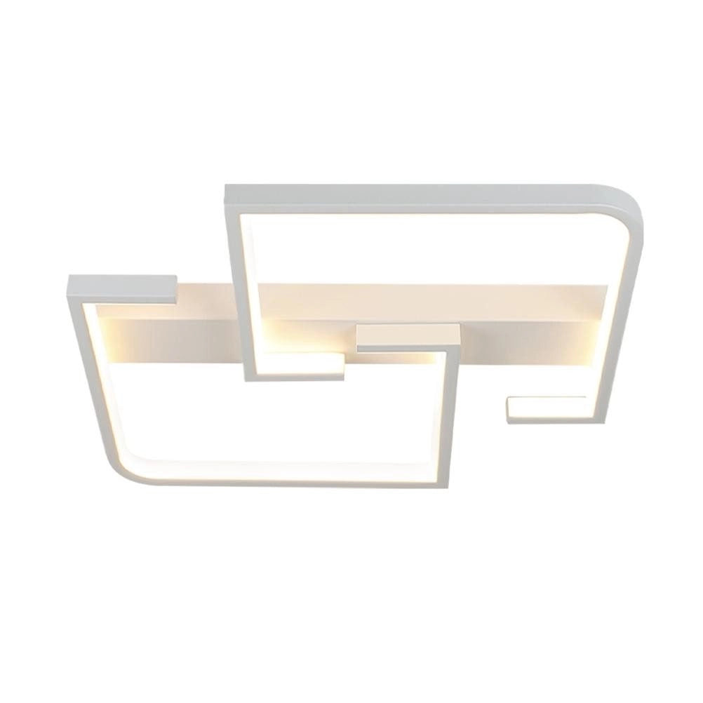 ZMH Lampada da soffitto plafoniera LED moderna 19W 30cm bianca per cucina corridoio interno