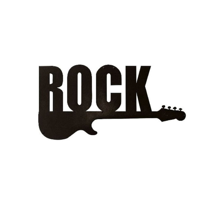 Homemania Decorazione da Parete Parole 50x25 cm in Acciaio Nero 439249