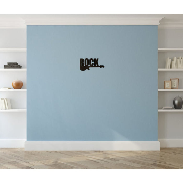 Homemania Decorazione da Parete Parole 50x25 cm in Acciaio Nero 439249