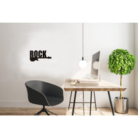 Homemania Decorazione da Parete Parole 50x25 cm in Acciaio Nero 439249