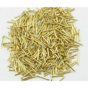 Trade Shop - Confezione 150 Pezzi Chiodi Chiodini Dorati 16 Mm Accessori Attrezzi Bricolage -