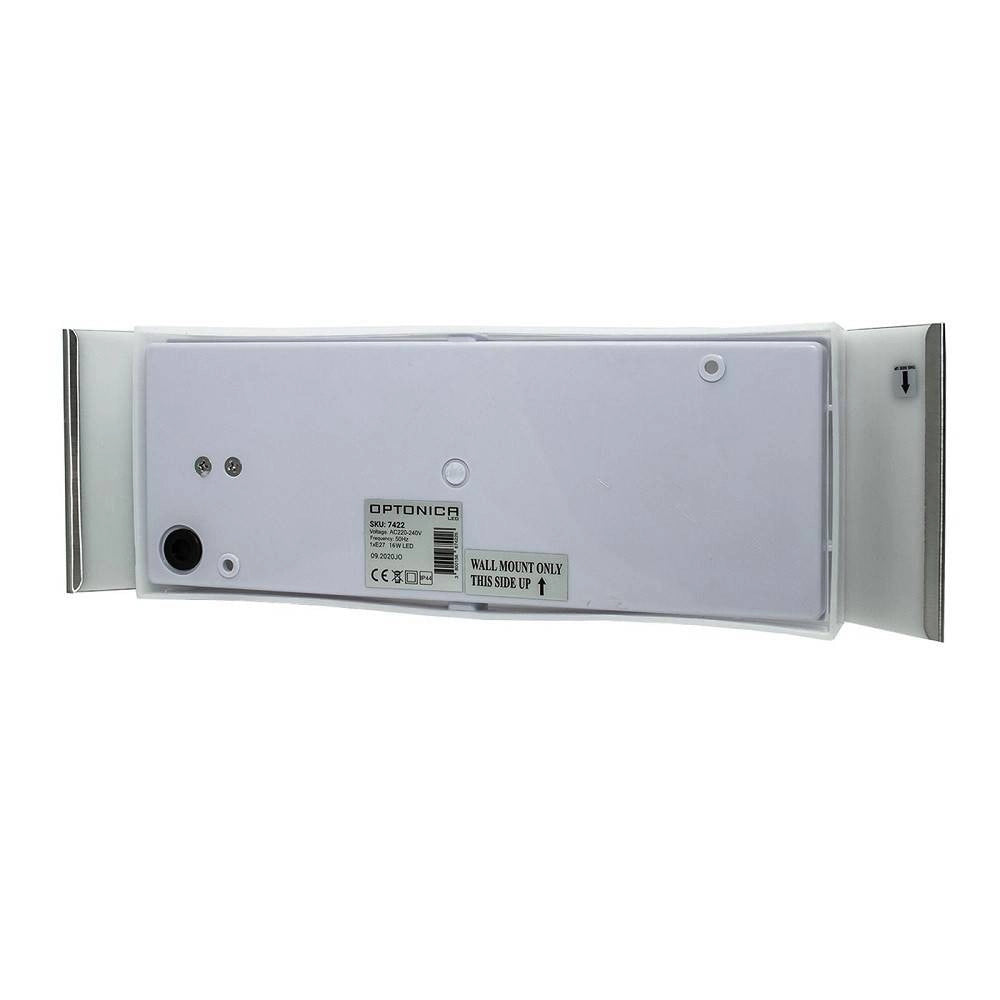Trade Shop - Applique Led Esterno Lampada E27 Luce Moderna Parete Muro Giardino Cortile S101-a -