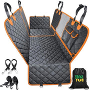 Cuscino per Auto 5 in 1, Copertura per Sedile Posteriore, Copertura per Cani, Impermeabile, con Mesh per Vedere, Finestrini per Zavorre, Protezione per Animali, Cuscino per Auto Universale, Modello per SUV
