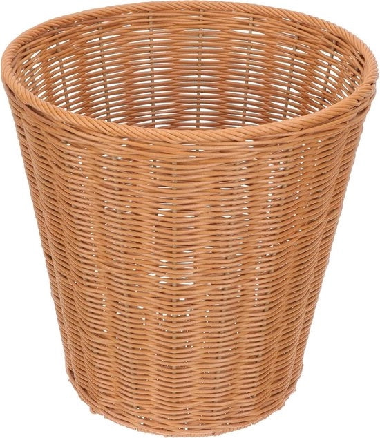 Organizzatore rotondo intrecciato per la raccolta dei rifiuti - organizzatore per cucina, ufficio, bagno e soggiorno