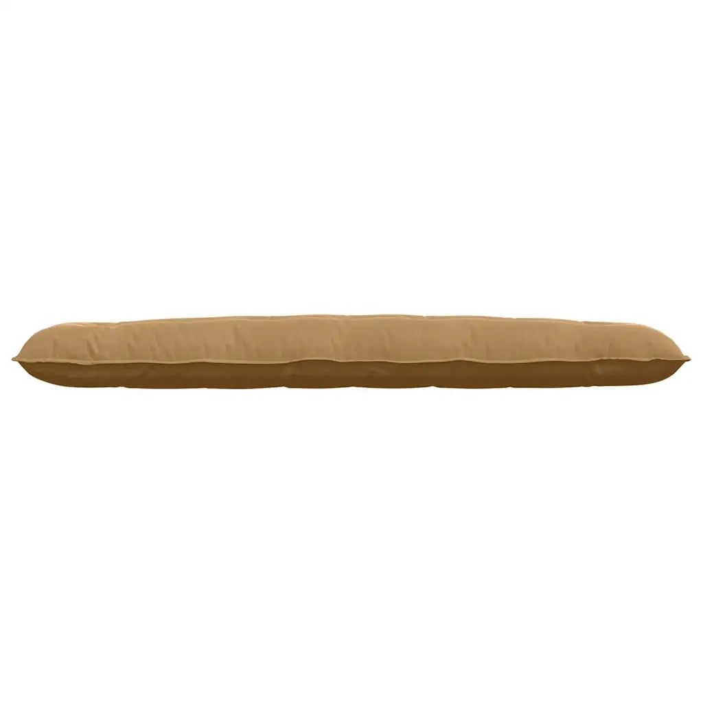 Cuscino per Schiena Marrone 200 x 50 cm Tessuto in Cords 42014984