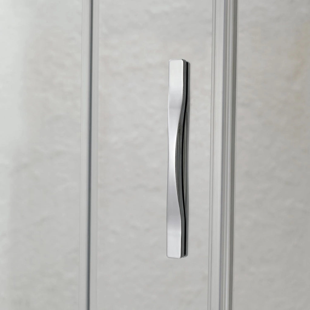 Box Doccia 75x80 AP. 80 CM H198 stampato C mod. Cristal Duo 2 Ante