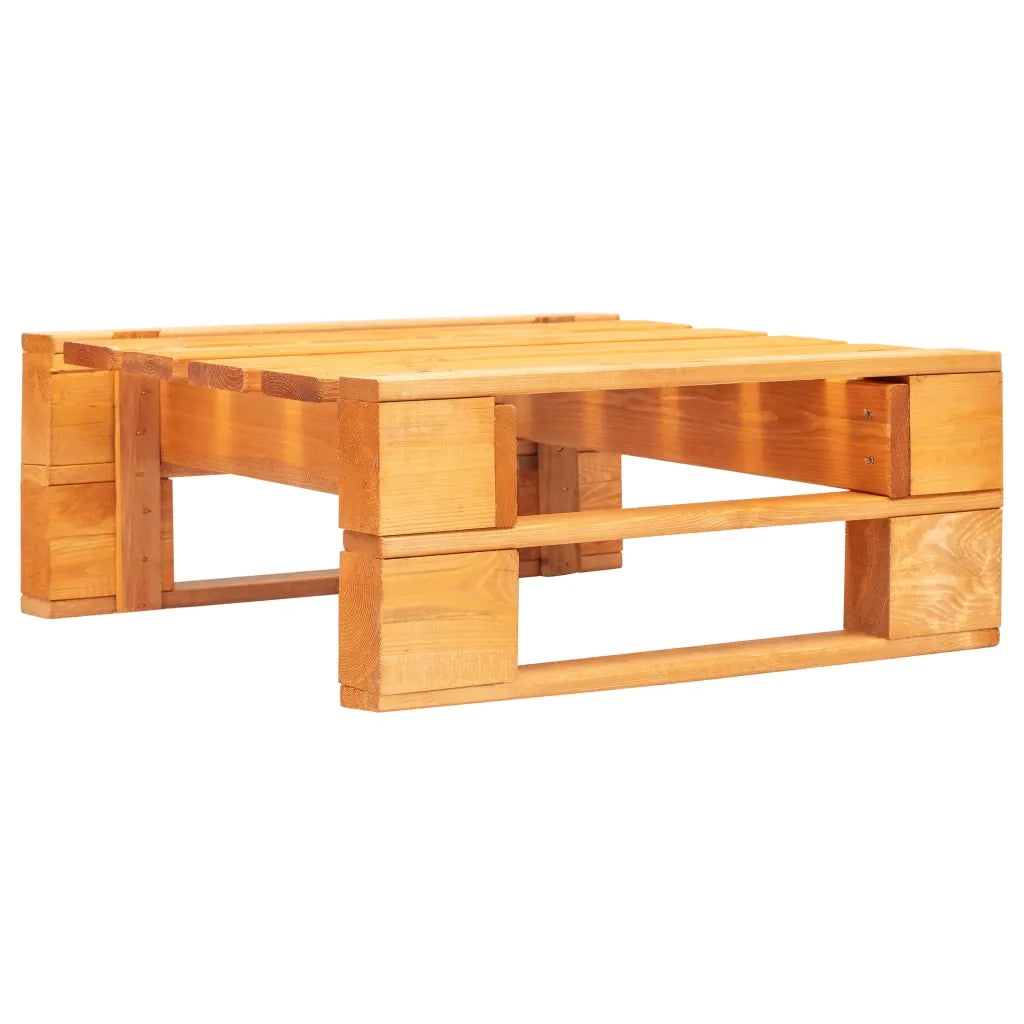 Ottomana da Giardino Pallet in Legno di Pino Impregnato Ambra 3066448