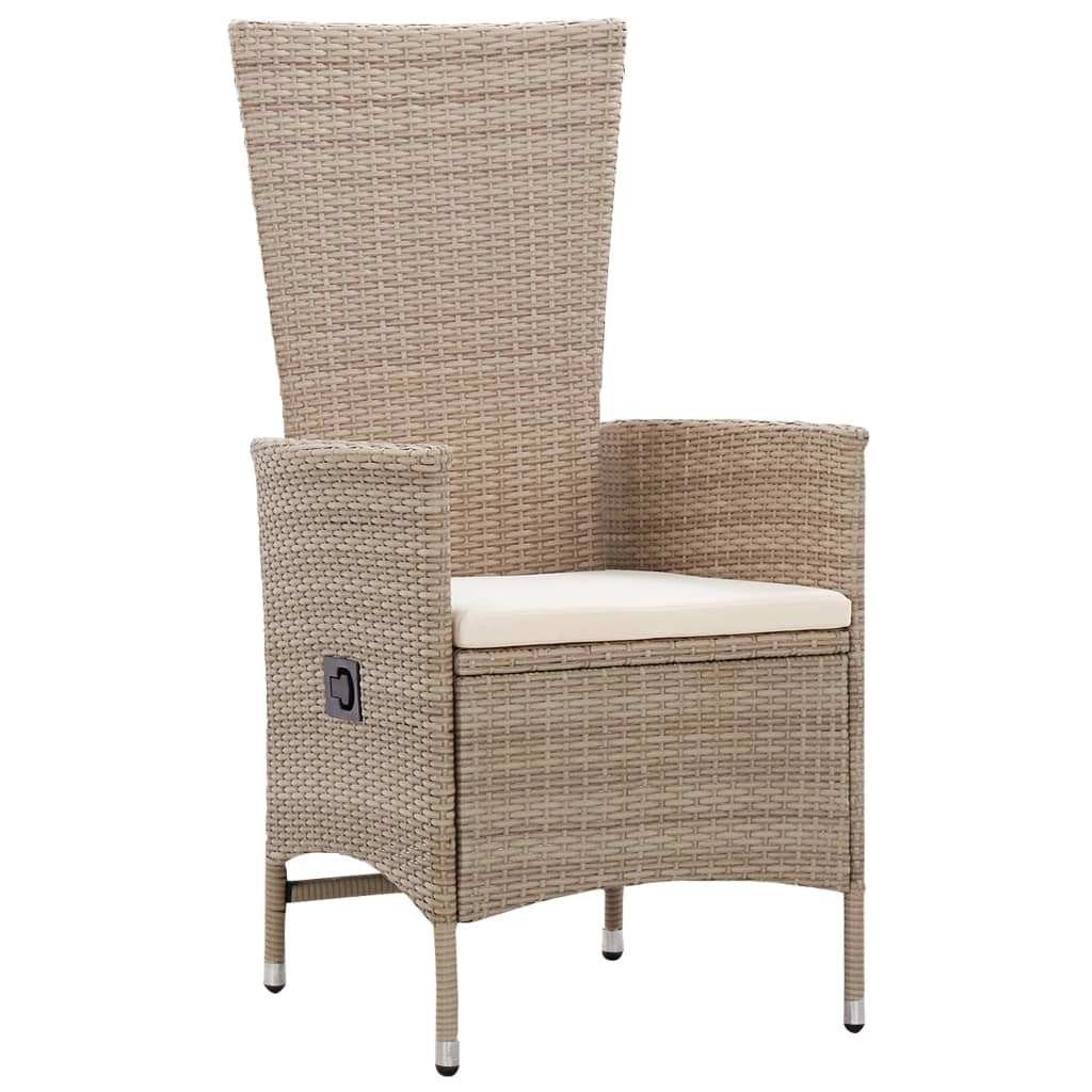 Set da pranzo da esterno beige da 5 pezzi con cuscini 02_0014147