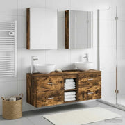 Set di mobili per il bagno 5 pcs Rovere Fumo 3406731