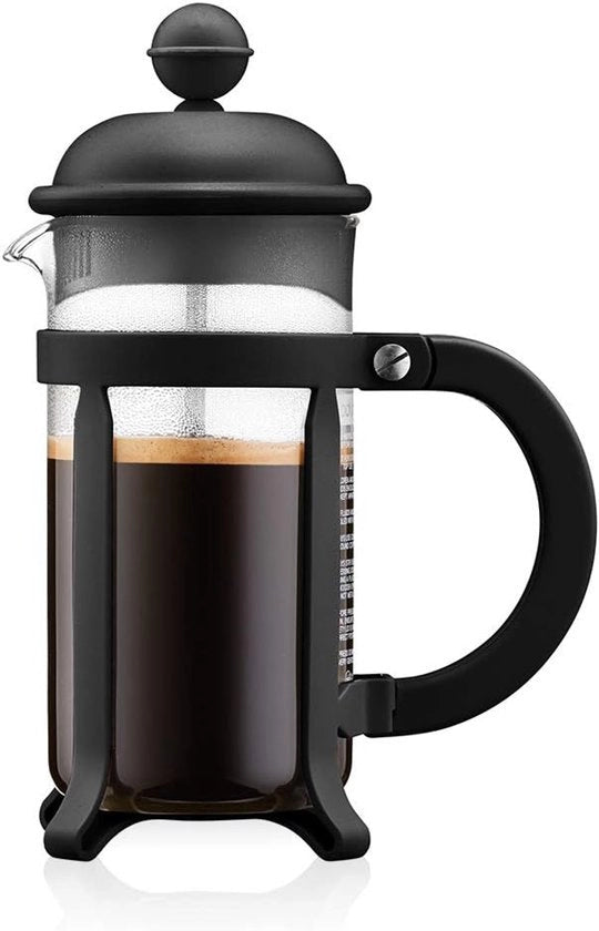 Caffettiera automatica per 3 tazze 035 l, colore nero, dimensioni 75 x 135 x 189 cm - Press a stantuffo in acciaio inossidabile 1903-01