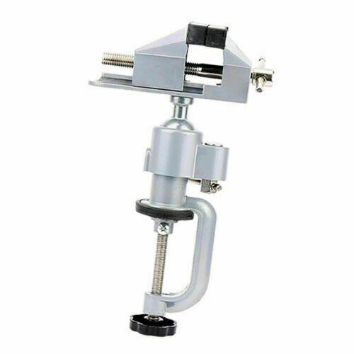 MORSA DA BANCO TAVOLO GIREVOLE 360 IN ALLUMINIO TESTA SNODATA 50MM UNIVERSAL