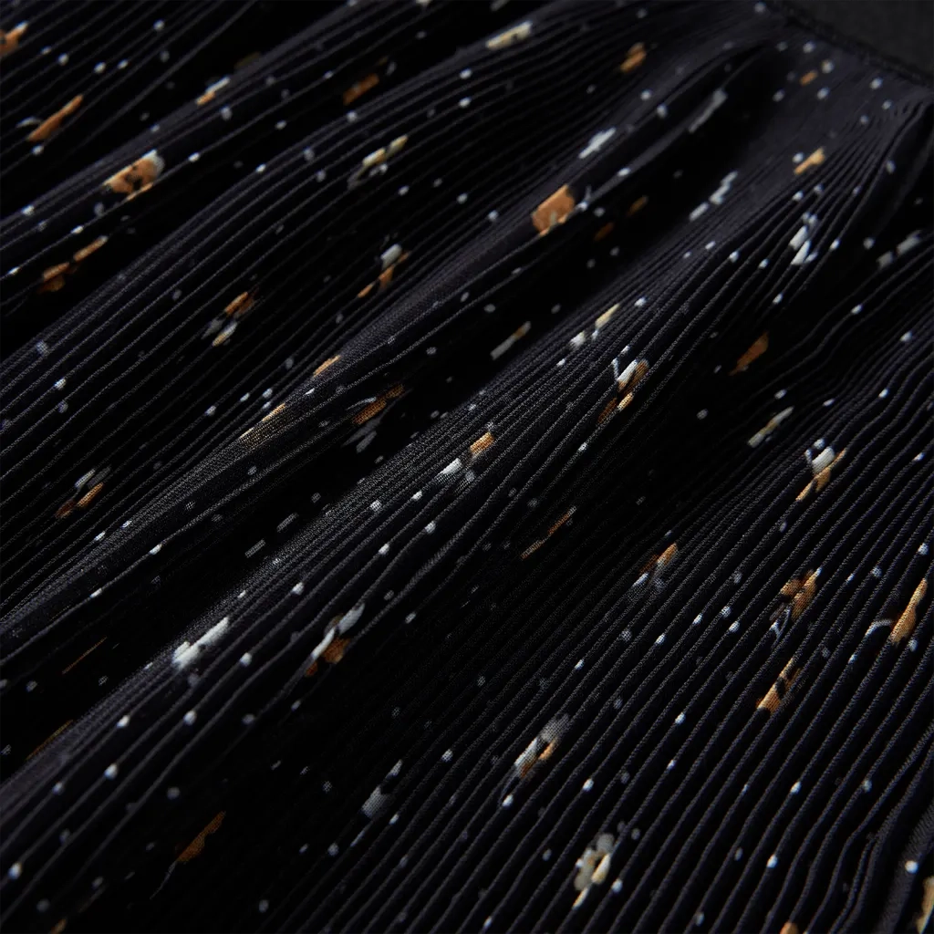 Gonna da Bambina a Strati con Design Arricciatura Nera 128 CFW5807486