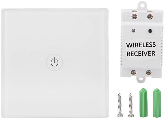 Wandschakelaar Wi-Fi a Tasto - Pannello di Controllo a Tasto - Illuminazione a Controllo Remoto - Adatto per Smart Home - 12V