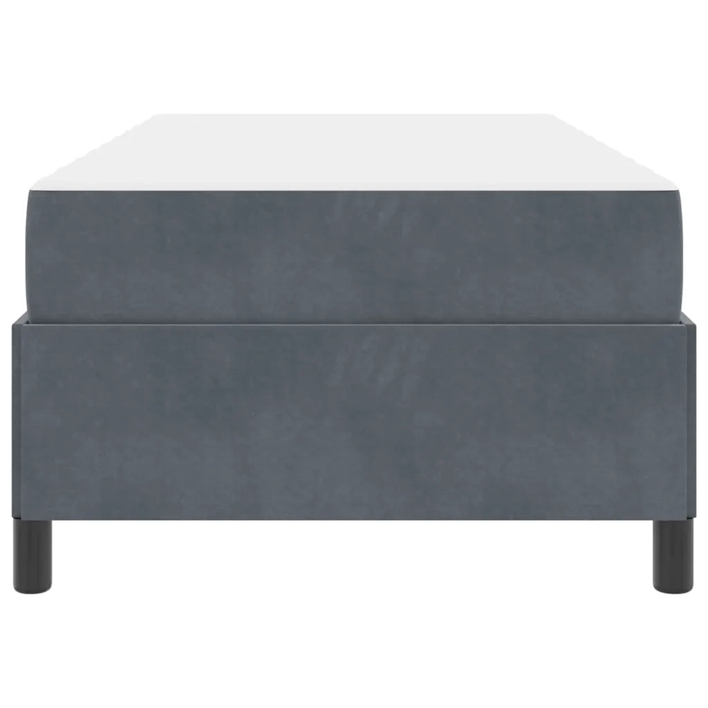 vidaXL Struttura del letto Grigio scuro, Verde scuro e Bianco