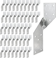 Anker per palet 32 pz 40 x 140 mm - alta resistenza - connettori in metallo legno - connettori per paletti - galvanizzato - legno - Sendzimir