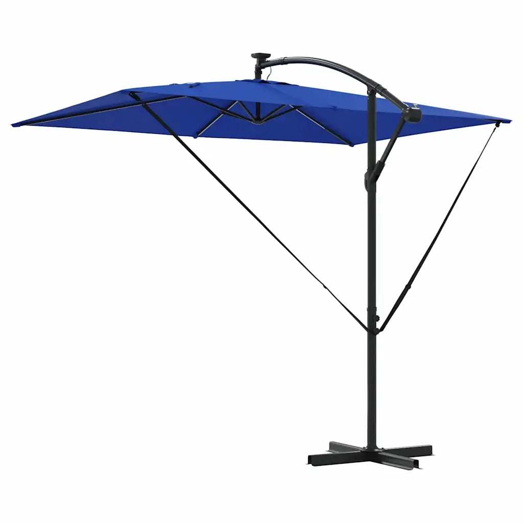 Ombrellone Azzurro 294 x 200 x 270 cm Poliestere e Alluminio 42003396