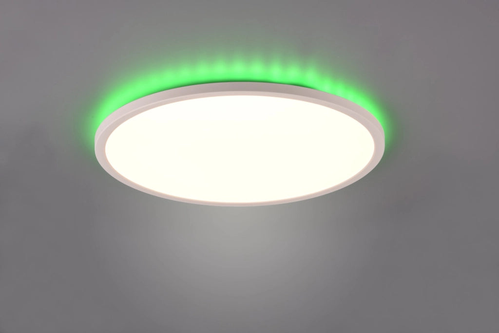 Plafoniera LED Aureo RL 40cm 30W bianca con telecomando