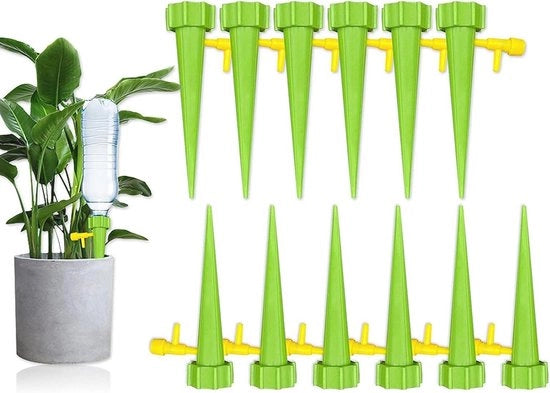 12 Set di Applicatori di Acqua per Piante Automatici per Interno e Esterno