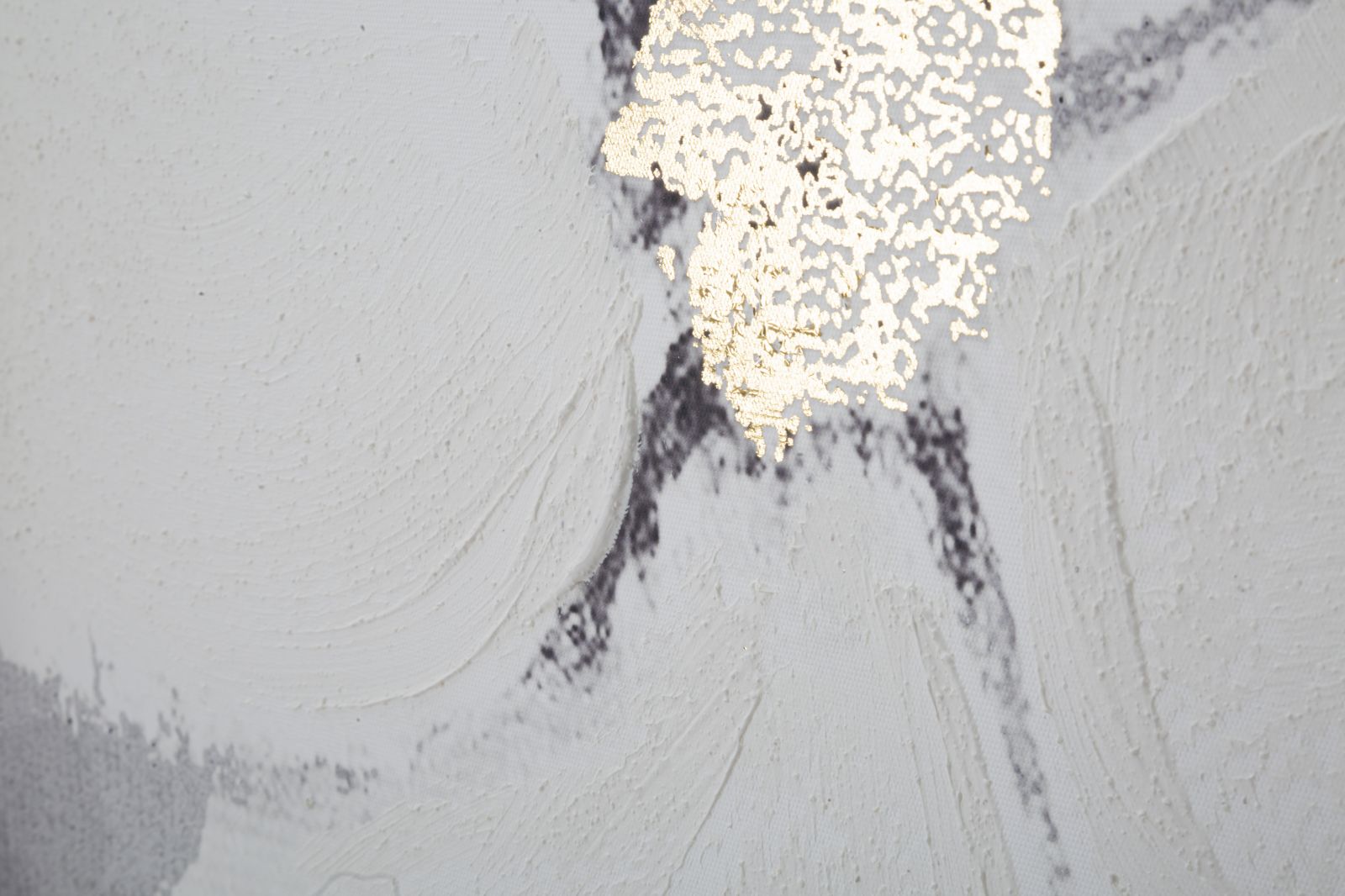 Stampa Dinpinta Flowery 80x3x120 cm in Legno e Tessuto