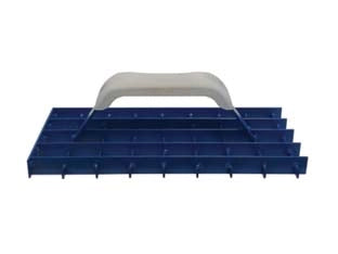 RABOT A GRIGLIA IN ACCIAIO  cm.28x14  blu
