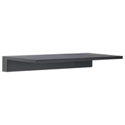 Lampada per specchio luce nero LED metallo orizzontale bagno soggiorno moderno lampada da parete