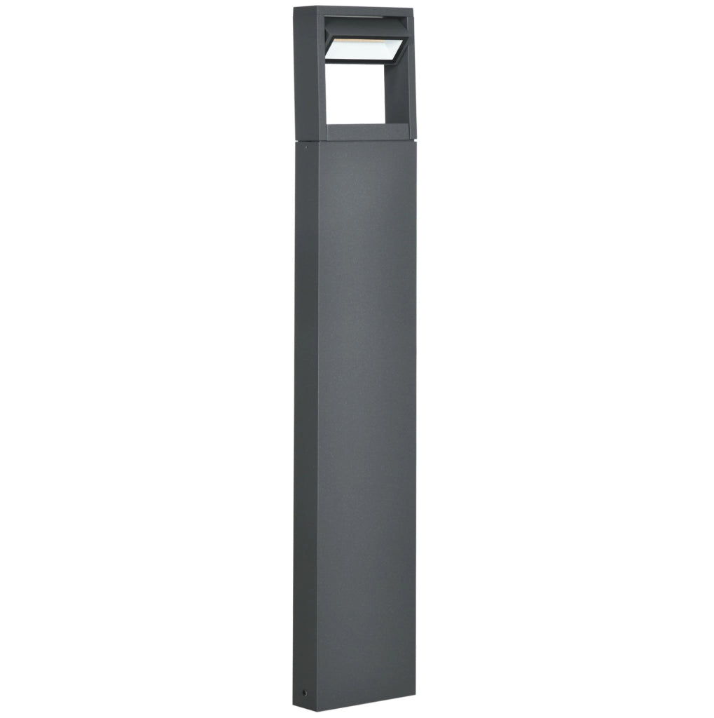 Lampada da giardino LED 8 W IP65 grigio scuro