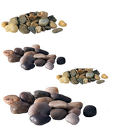 Trade Shop - Pietre Ciottoli Sassi Naturale Marrone 800gr Decorazione Acquario Laghetto Giardino -
