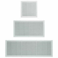 Griglia aerazione in plastica 13 x37 b01bkhhj5a