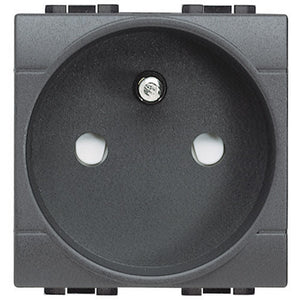 Living Int. - Presa 2P+T 16A - standard Franco/Belga - L4142