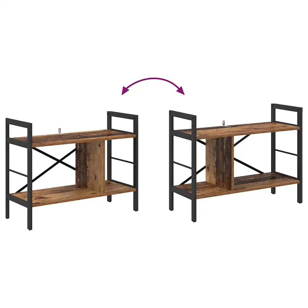 Libreria-Scaffale per Libri-Mobile di Stoccaggio Legno vecchio 75 x 30 x 58,5 cm Legno multistrato