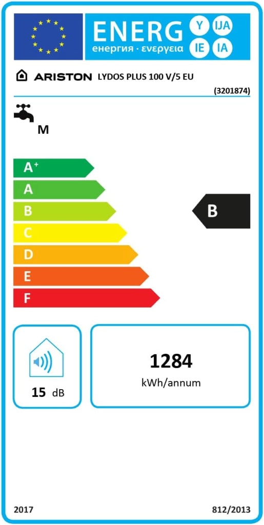 SCALDABAGNO ELETTRICO LYDOS PLUS  100 LT VERTICALE 5 ANNI EU