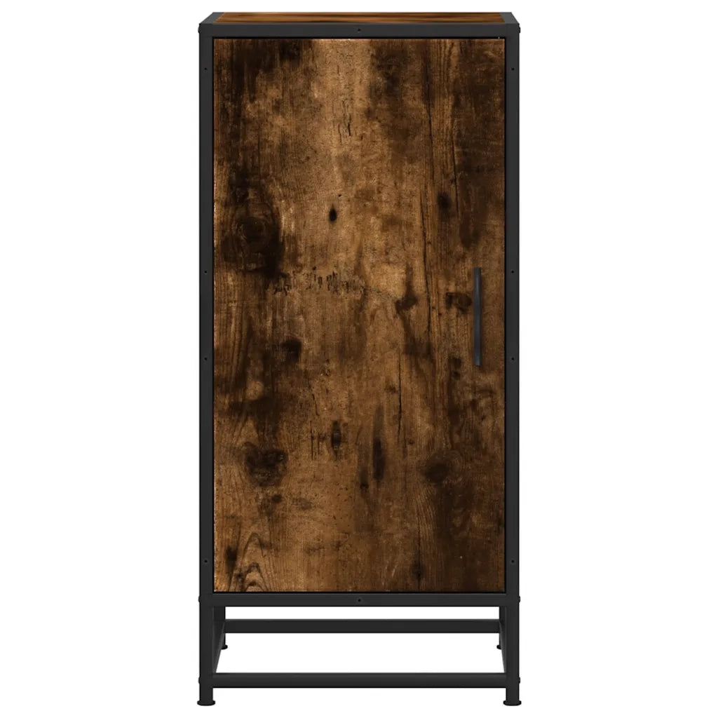 Credenza Rovere Fumo 35,5x35x76 cm in Truciolato 848941
