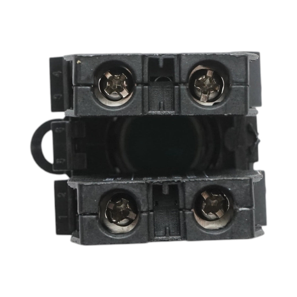 Interruttore a pulsante con ritorno 1NO+1NC verde, 10A/600V AC, 1A/250V DC LA42 Breckner Germany