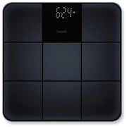 Beurer GS 235 Bilancia in Vetro con Superficie Antiscivolo e Magic Display, nero