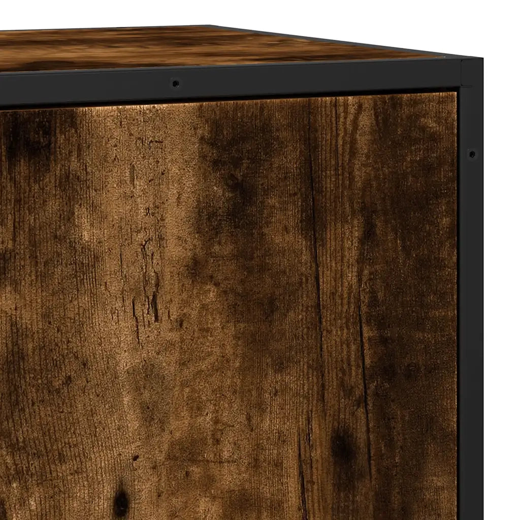 vidaXL Credenza Rovere Fumo 35,5x35x76 cm in Truciolato