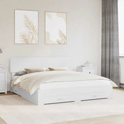 Struttura del letto Bianco 180 x 200 cm Legno multistrato 3412339