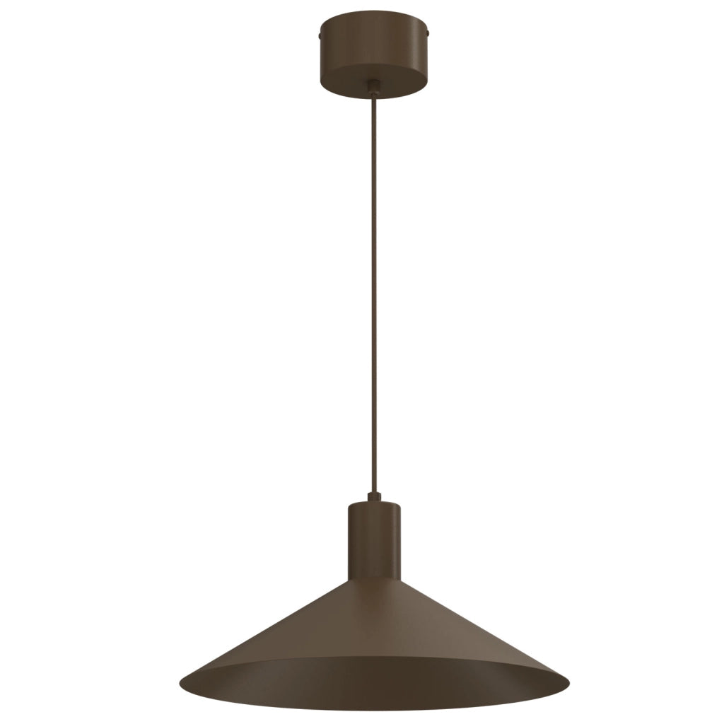 Lampada a sospensione Nox 1xGU10 bronzo metallo 40 cm
